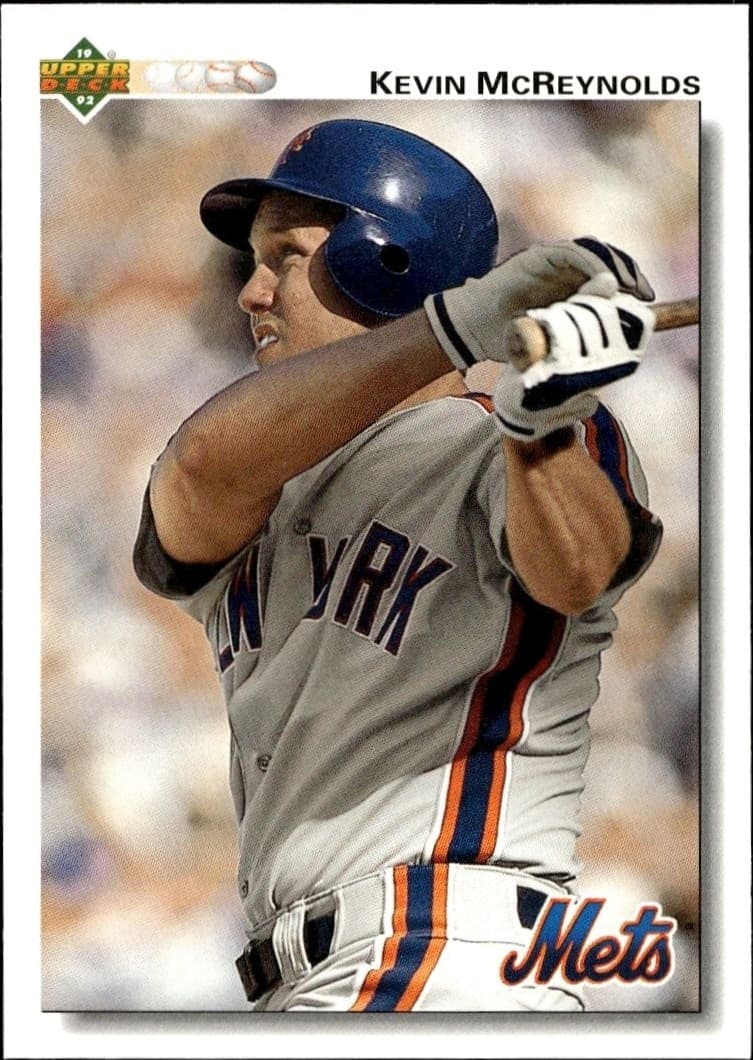 1992 Upper-Deck Kevin McReynolds #362 trading card