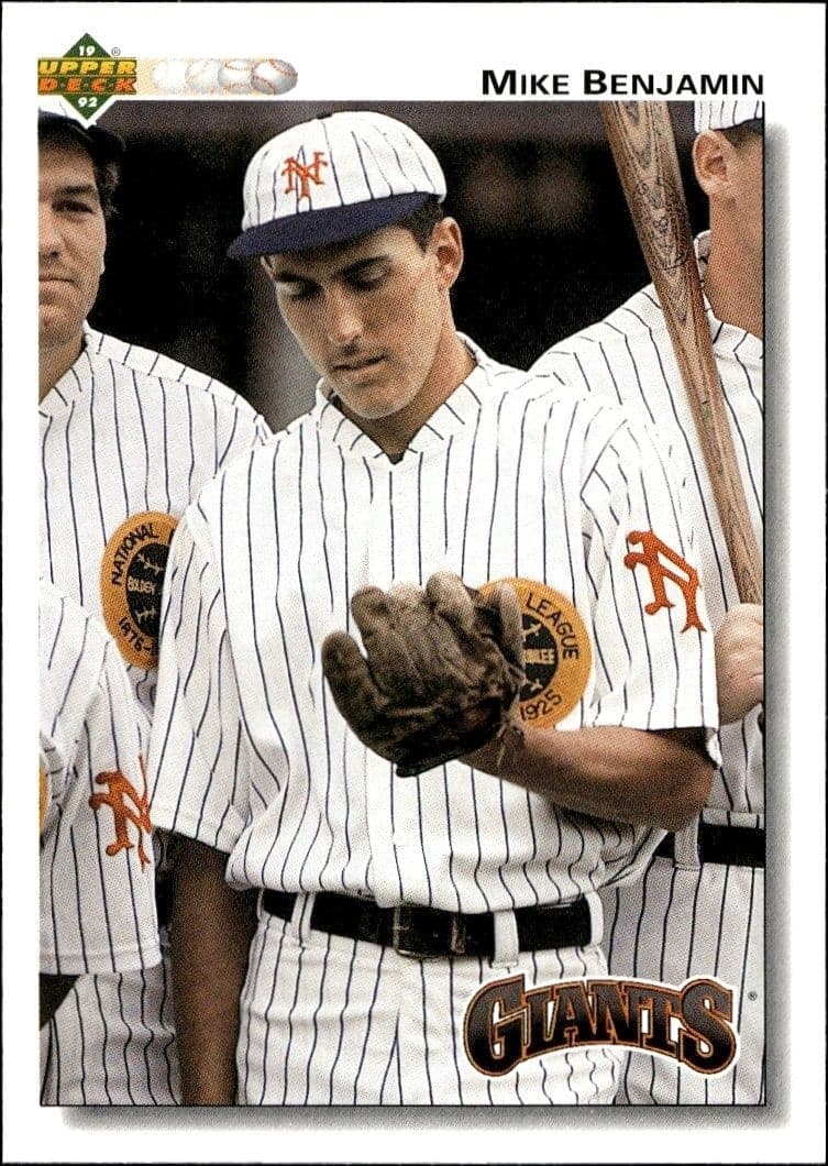 1992 Upper-Deck Mike Benjamin #268 trading card