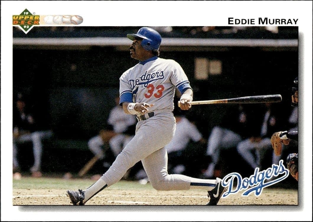 1992 Upper-Deck Eddie Murray #265 trading card