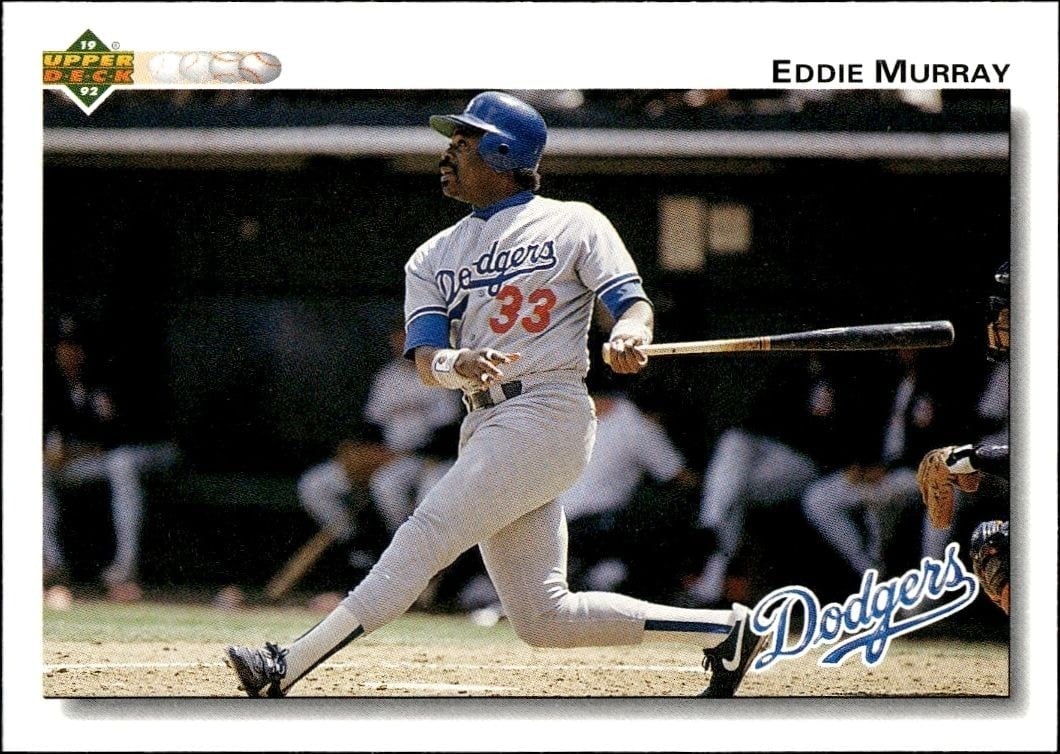 1992 Upper-Deck Eddie Murray #265 trading card