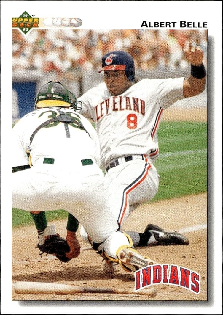 1992 Upper-Deck Albert Belle #137 trading card
