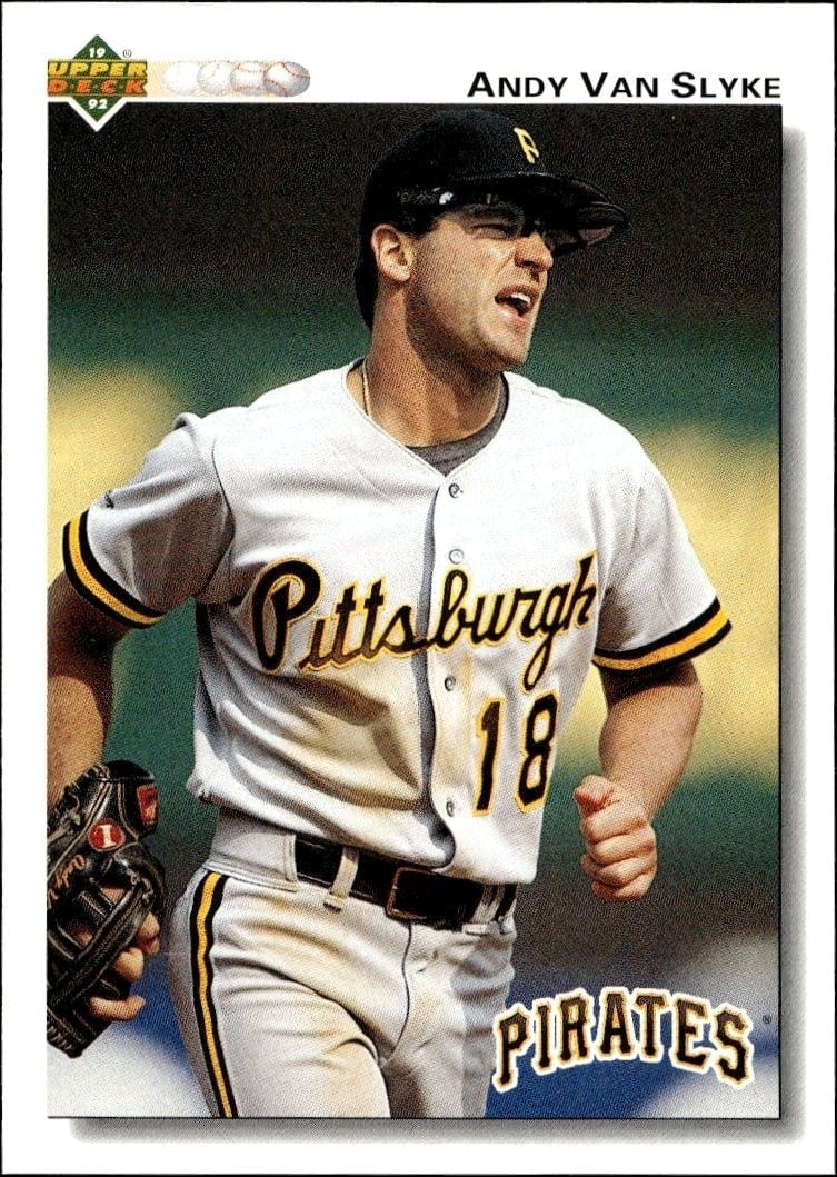 1992 Upper-Deck Andy Van Slyke #132 trading card