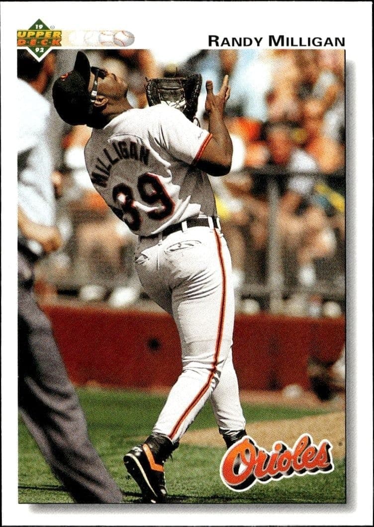 1992 Upper-Deck Randy Milligan #181 trading card
