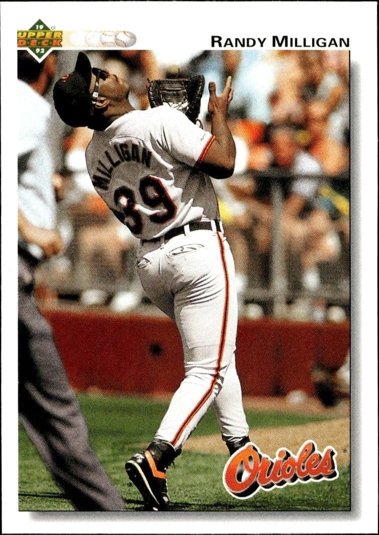 1992 Upper-Deck Randy Milligan #181 trading card