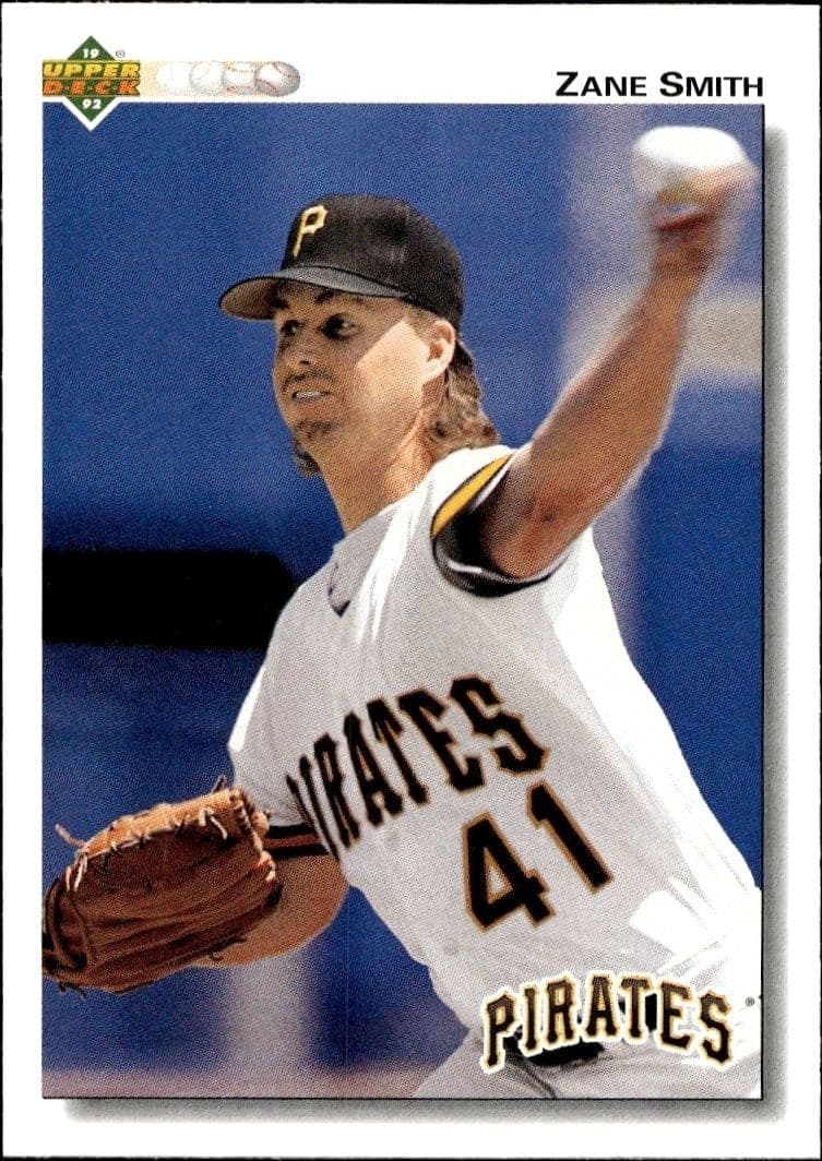 1992 Upper-Deck Zane Smith #486 trading card