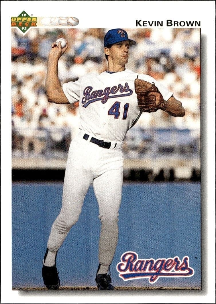 1992 Upper-Deck Kevin Brown #578 trading card