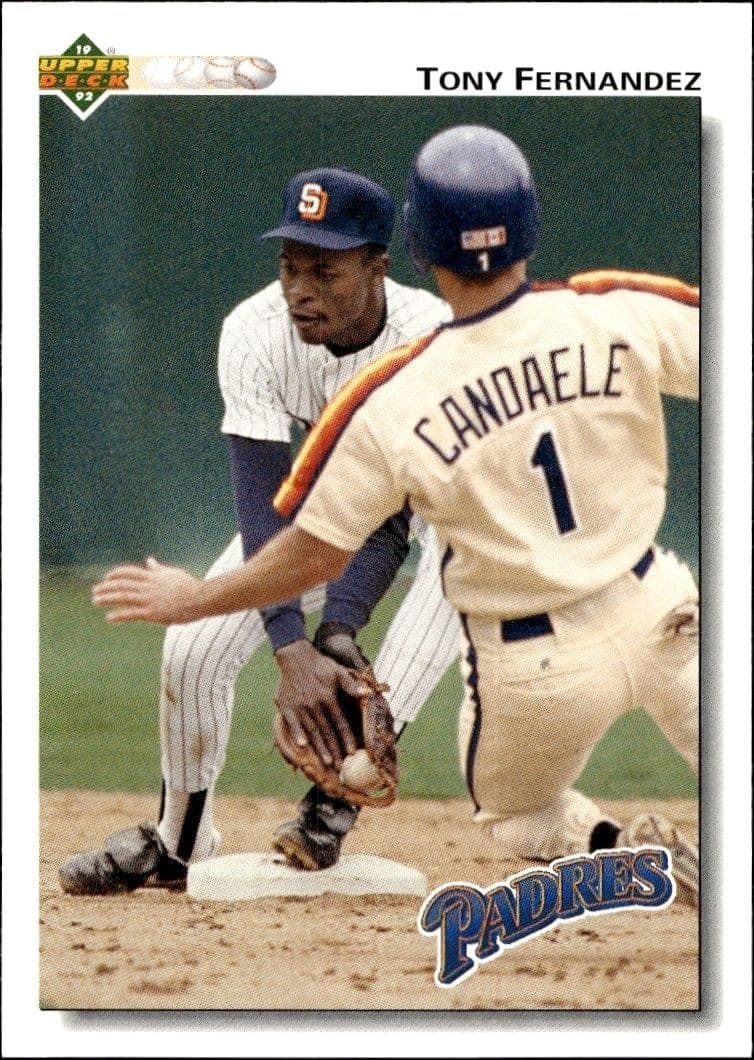 1992 Upper-Deck Tony Fernandez #272 trading card