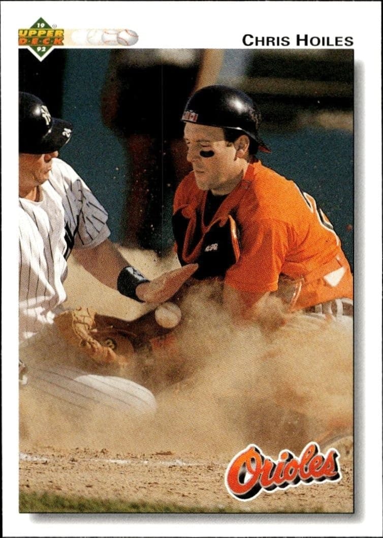 1992 Upper-Deck Chris Hoiles #183 trading card