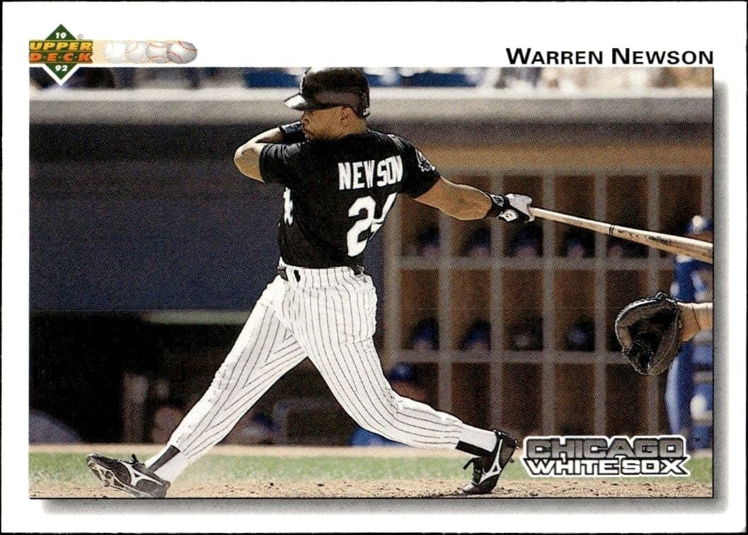 1992 Upper-Deck Warren Newson #621 trading card