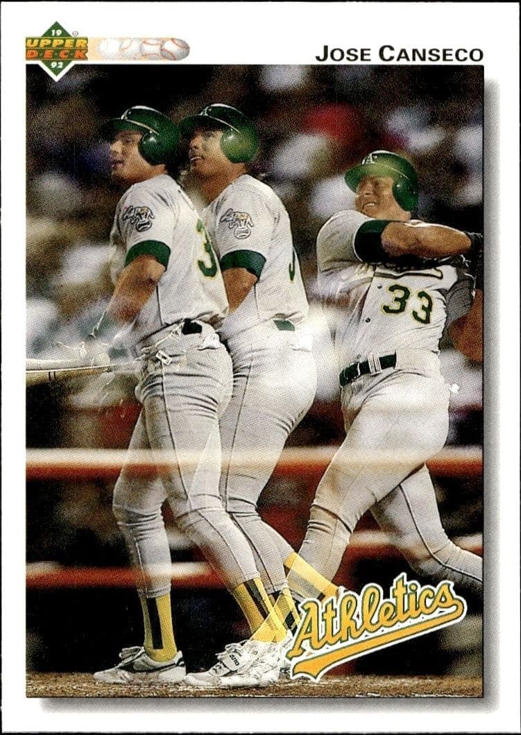 1992 Upper-Deck Jose Canseco #333 trading card