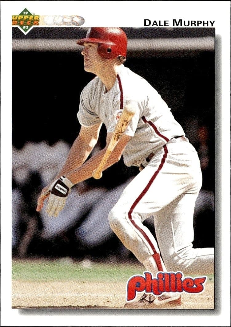 1992 Upper-Deck Dale Murphy #127 trading card