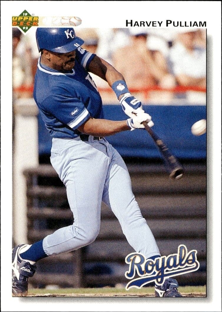 Harvey Pulliam 1992 Upper Deck #457 Baseball Trading Card - Front 1992 Upper Deck Harvey Pulliam #457 baseball trading card front
