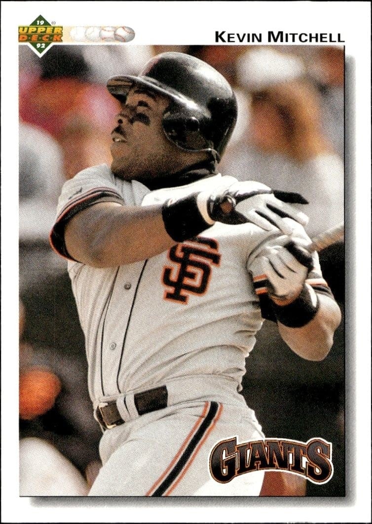 1992 Upper-Deck Kevin Mitchell #266 trading card