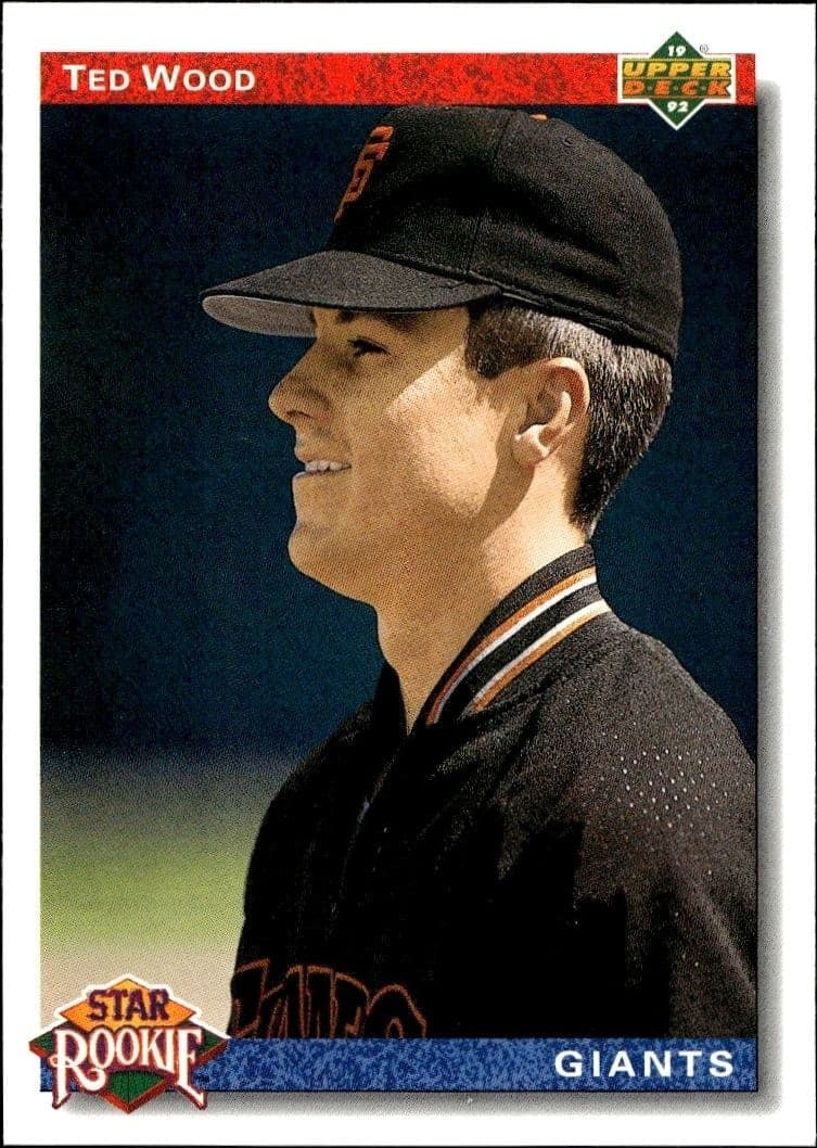 1992 Upper-Deck Ted Wood #12 trading card