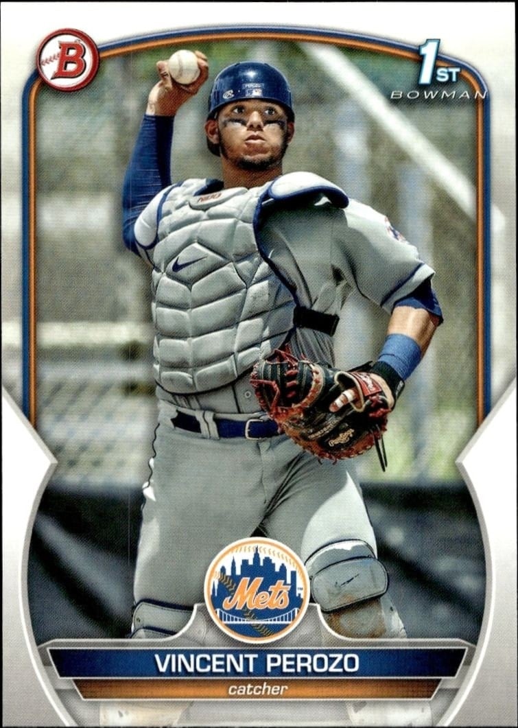 2023 Bowman Vincent Perozo #BP-102 trading card