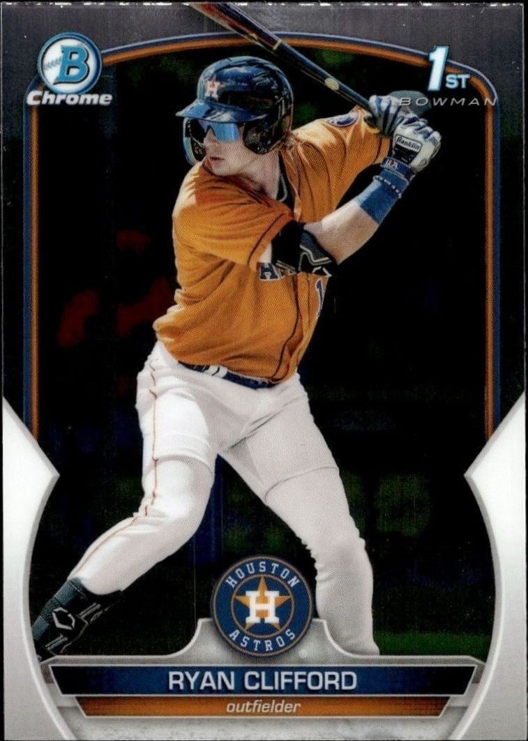 Ryan Clifford 2023 Bowman Chrome #BCP-10 Baseball Trading Card - Front 2023 Bowman Chrome Ryan Clifford #BCP-10 baseball trading card front