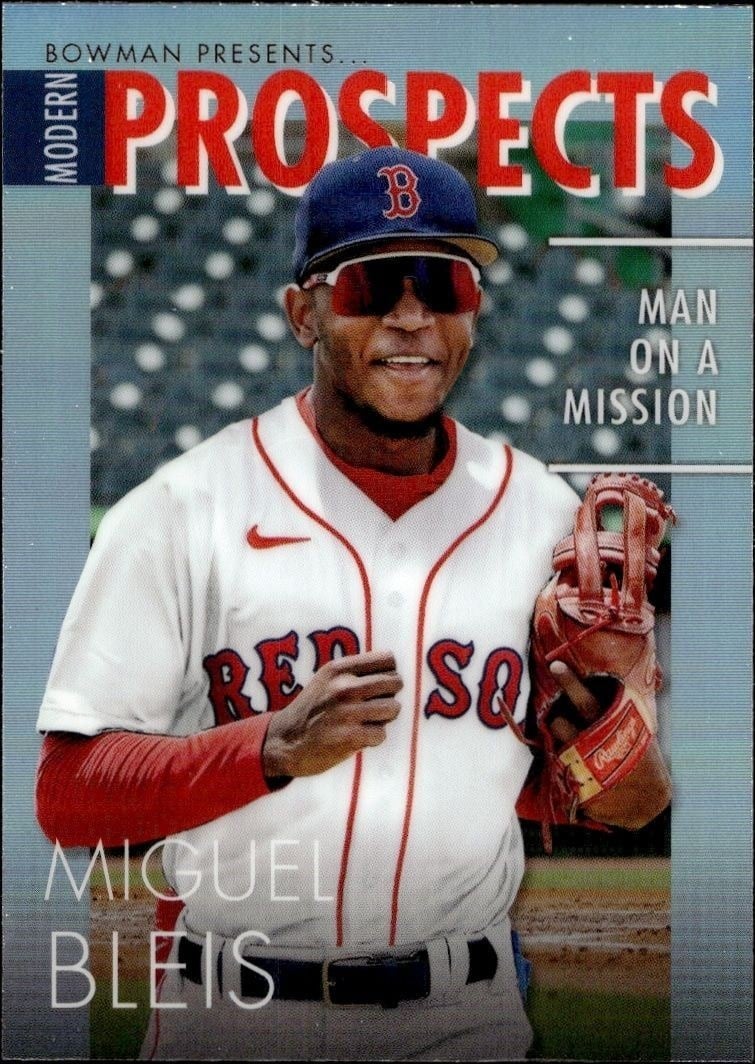 Miguel Bleis 2023 Bowman #MP-5 Baseball Trading Card - Front 2023 Bowman Miguel Bleis #MP-5 baseball trading card front