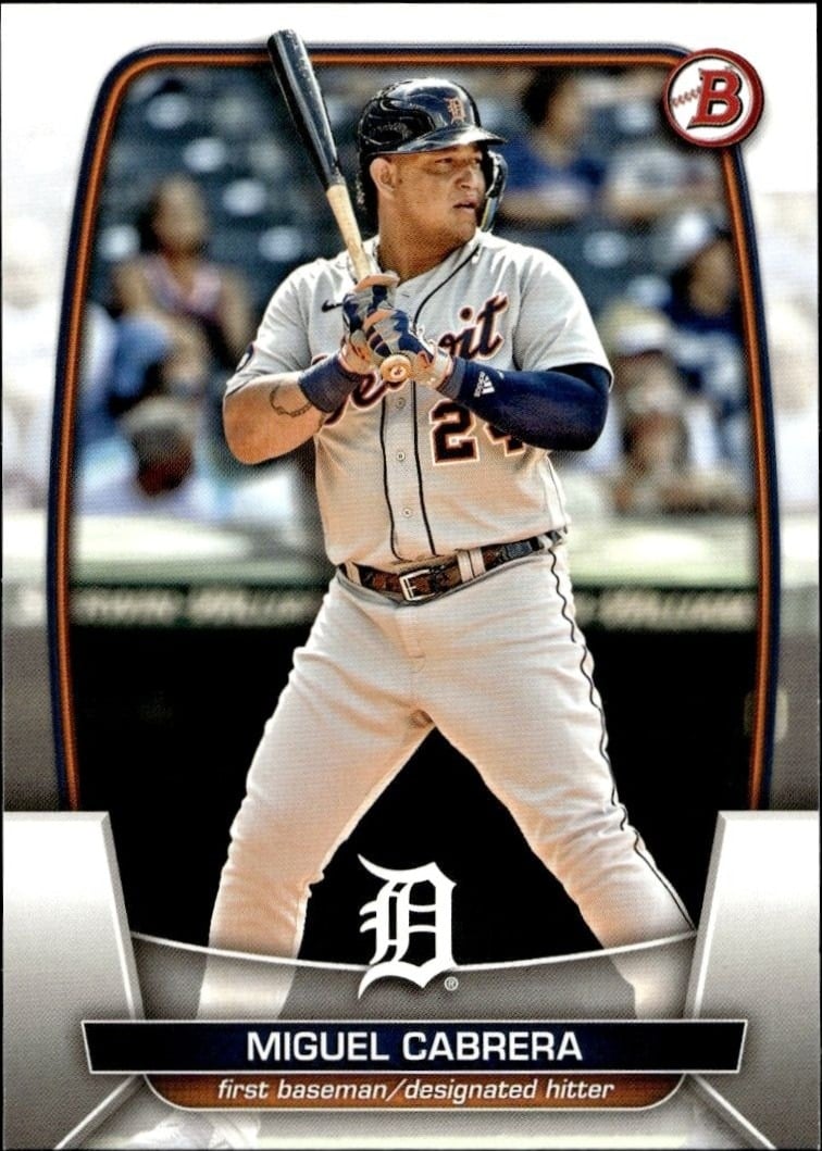 2023 Bowman Miguel Cabrera #27 trading card