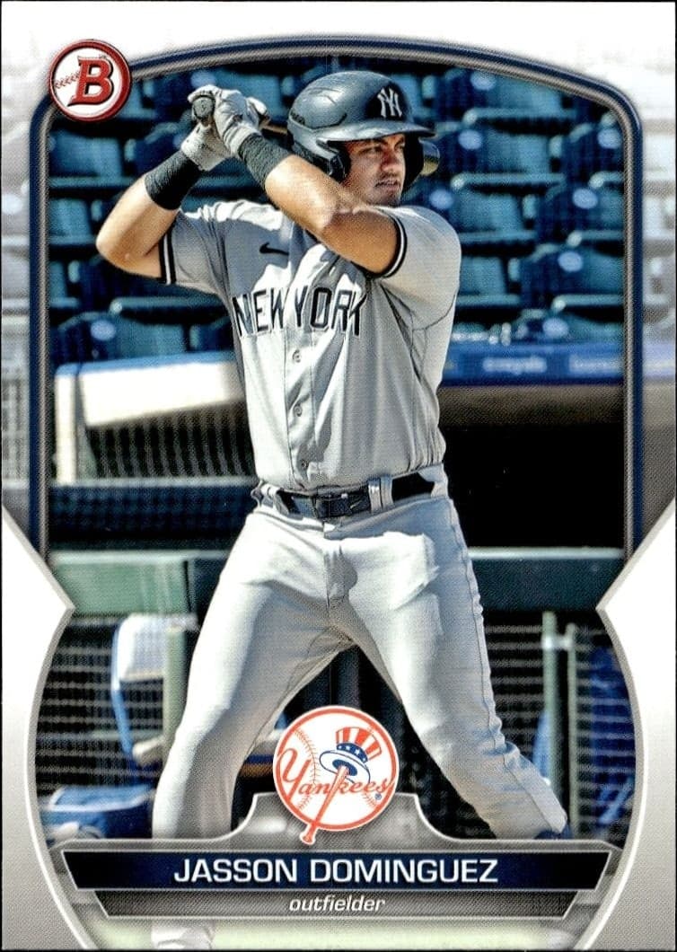 2023 Bowman Jasson Dominguez #BP-18 trading card