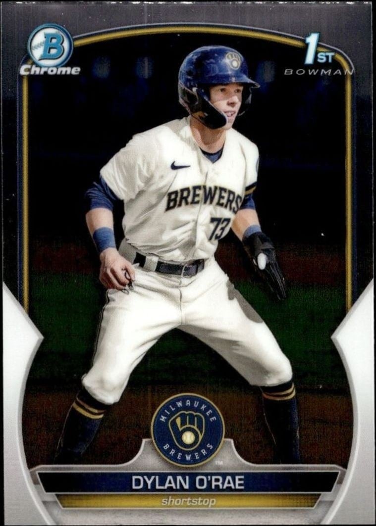 Dylan O'Rae 2023 Bowman Chrome #BCP-143 Baseball Trading Card - Front 2023 Bowman Chrome Dylan O'Rae #BCP-143 baseball trading card front