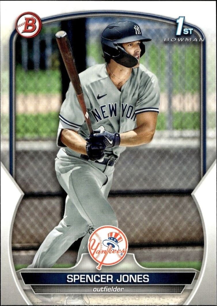 2023 Bowman Spencer Jones #BP-139 trading card