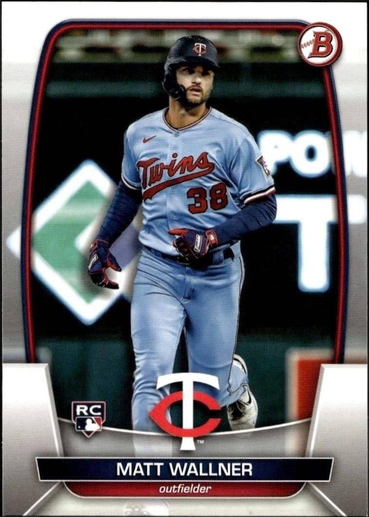 Matt Wallner 2023 Bowman #14 Baseball Trading Card - Front 2023 Bowman Matt Wallner #14 baseball trading card front
