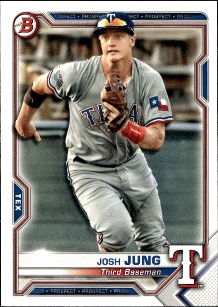 2021 Bowman Josh Jung #BP-38 trading card