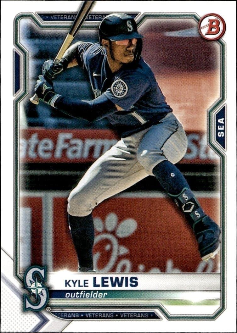 2021 Bowman Kyle Lewis #48 trading card