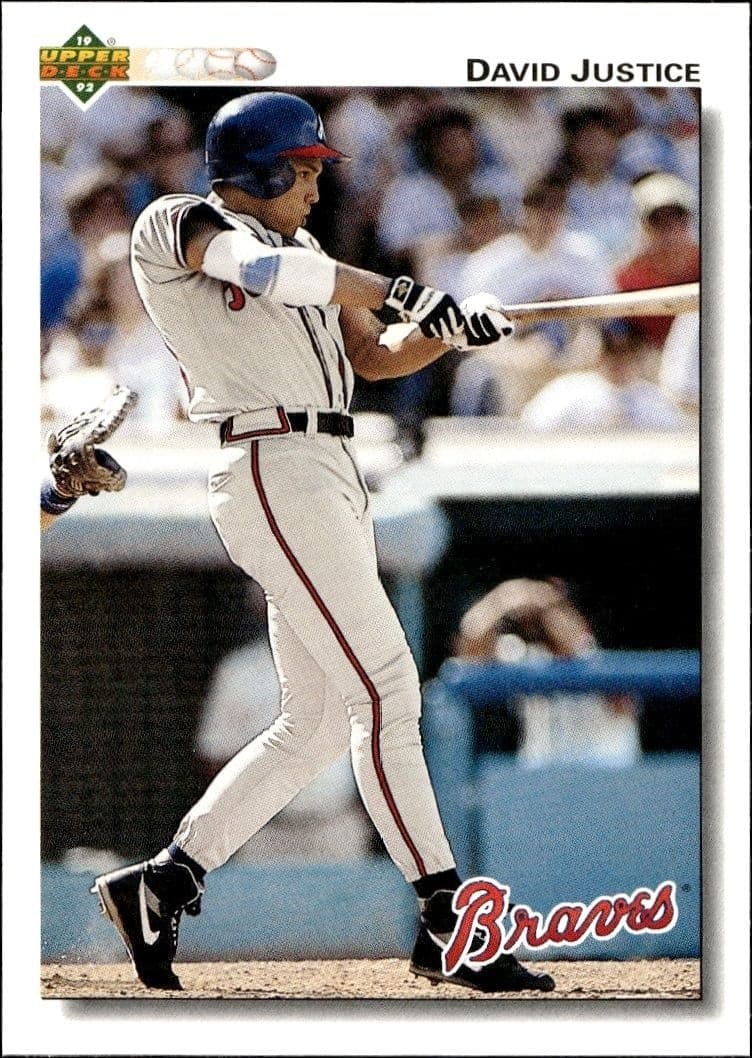 1992 Upper-Deck David Justice #546 trading card