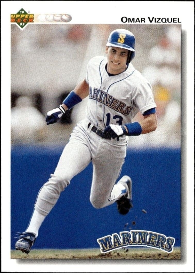 1992 Upper-Deck Omar Vizquel #401 trading card