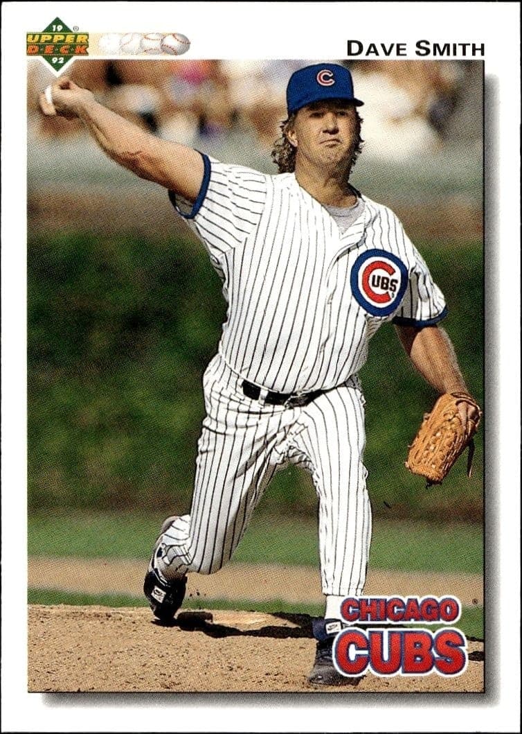 1992 Upper-Deck Dave Smith #549 trading card