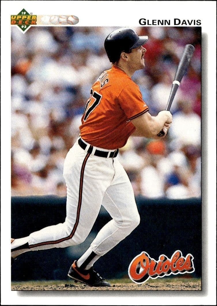 1992 Upper-Deck Glenn Davis #654 trading card