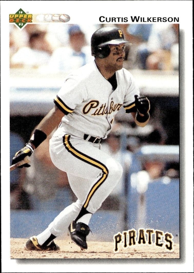 Curtis Wilkerson 1992 Upper Deck #490 Baseball Trading Card - Front 1992 Upper Deck Curtis Wilkerson #490 baseball trading card front