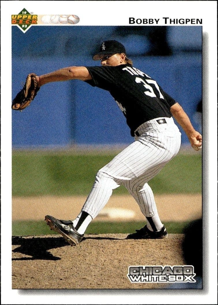 1992 Upper-Deck Bobby Thigpen #285 trading card