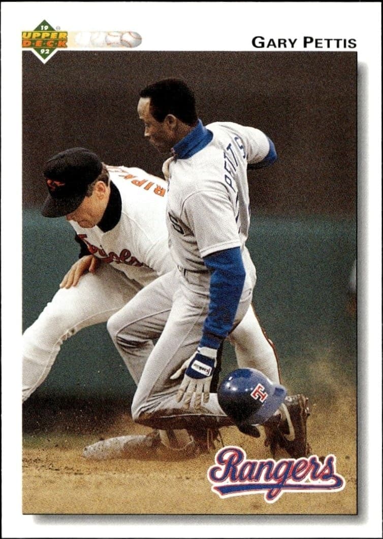 1992 Upper-Deck Gary Pettis #179 trading card