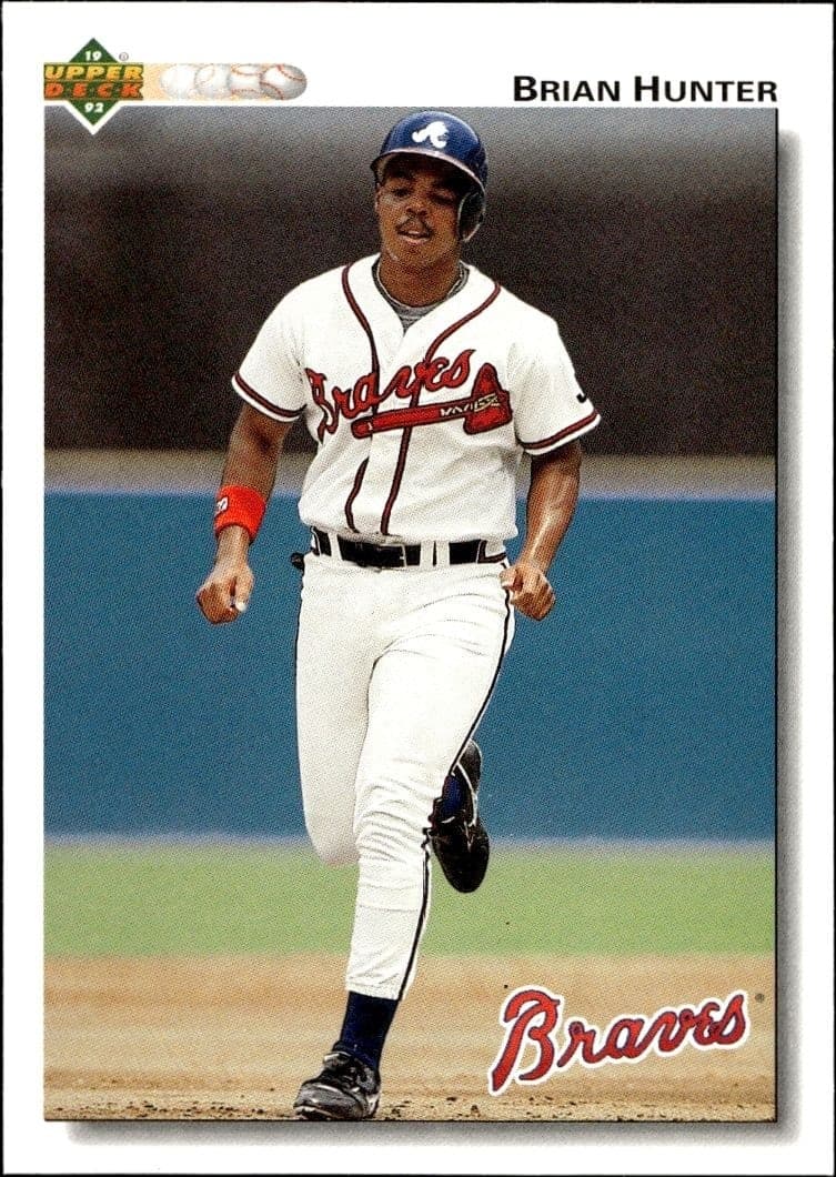 1992 Upper-Deck Brian Hunter #366 trading card