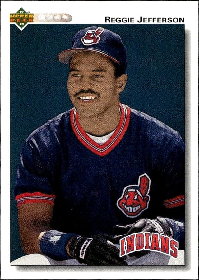 1992 Upper-Deck Reggie Jefferson #656 trading card