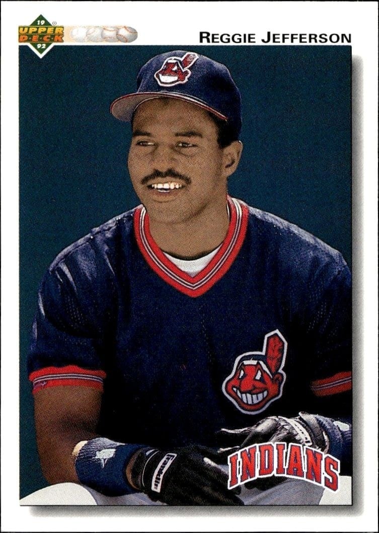 1992 Upper-Deck Reggie Jefferson #656 trading card