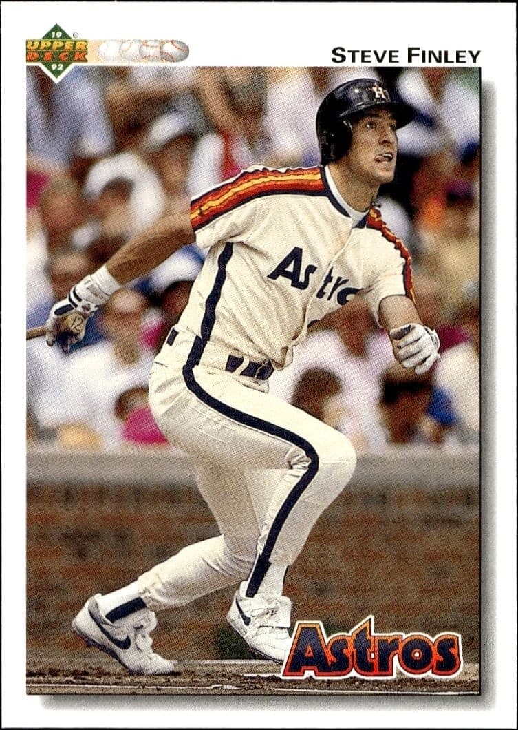 1992 Upper-Deck Steve Finley #368 trading card