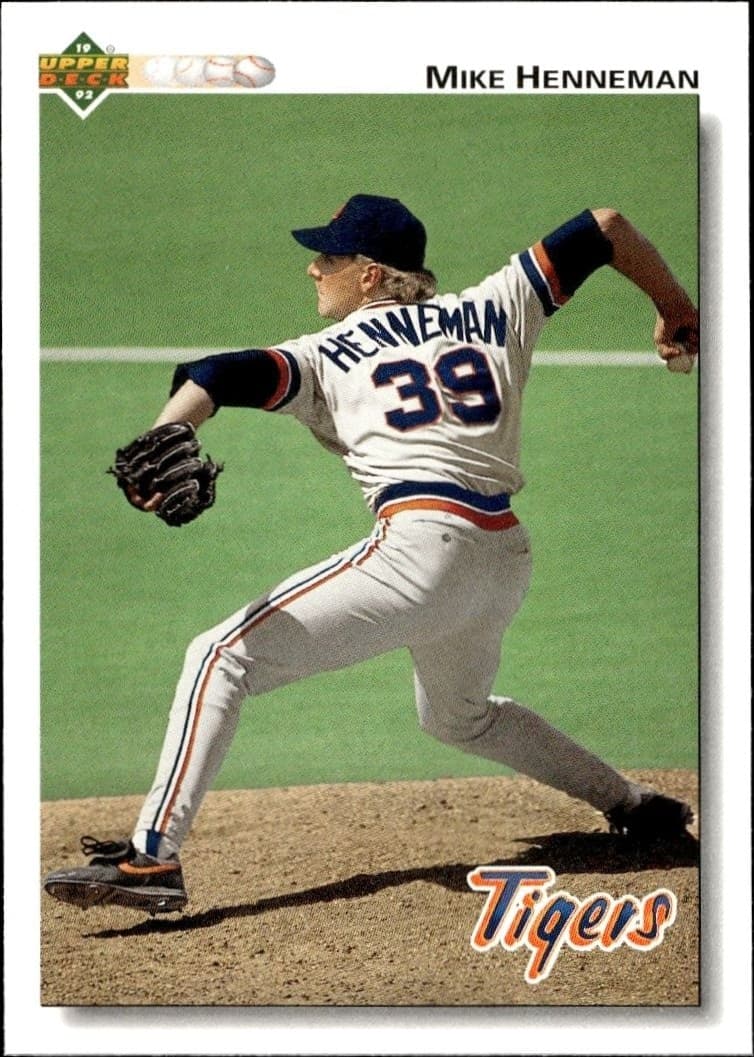1992 Upper-Deck Mike Henneman #339 trading card