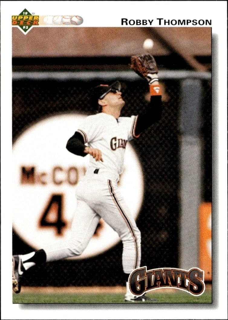 1992 Upper-Deck Robby Thompson #286 trading card