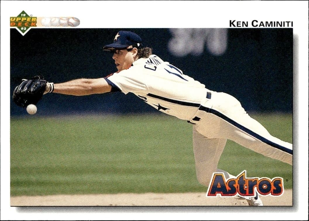 1992 Upper-Deck Ken Caminiti #279 trading card