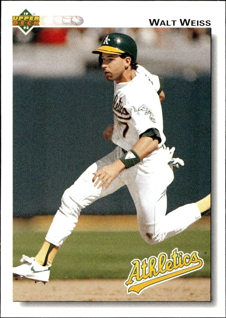 Walt Weiss 1992 Upper Deck #151 Baseball Trading Card - Front 1992 Upper Deck Walt Weiss #151 baseball trading card front