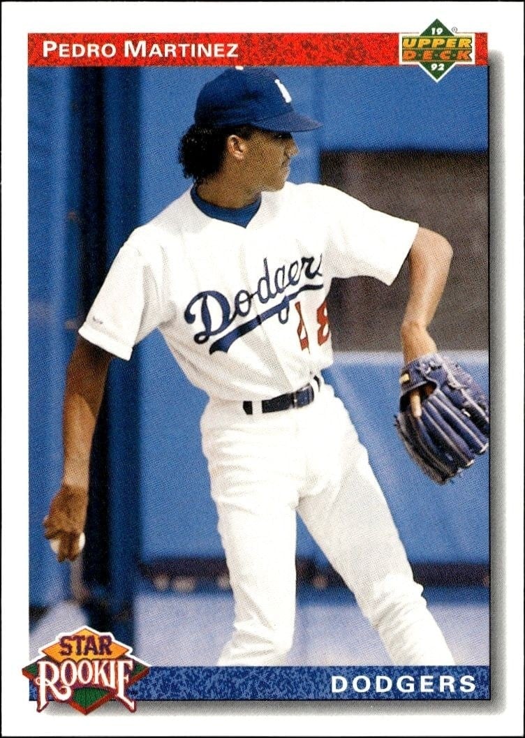 Pedro Martinez 1992 Upper Deck #18 Baseball Trading Card - Front 1992 Upper Deck Pedro Martinez #18 baseball trading card front