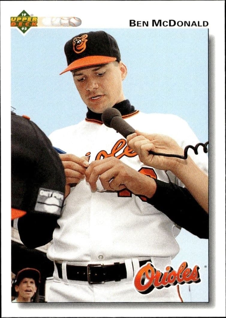 1992 Upper-Deck Ben McDonald #163 trading card