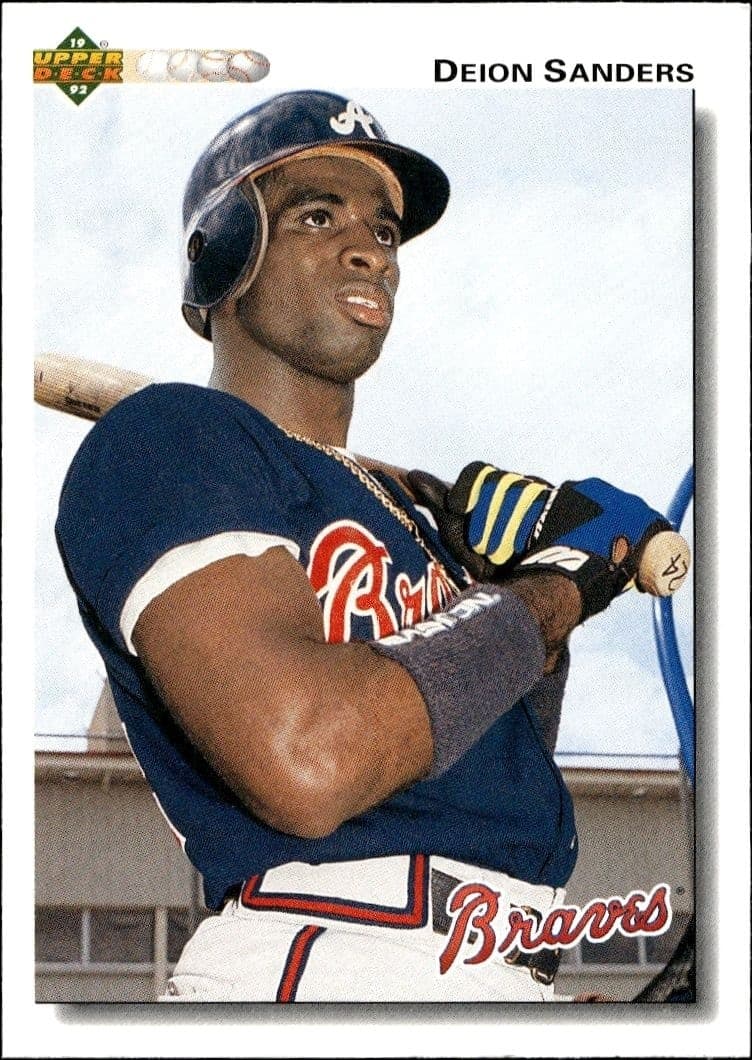 1992 Upper-Deck Deion Sanders #247 trading card