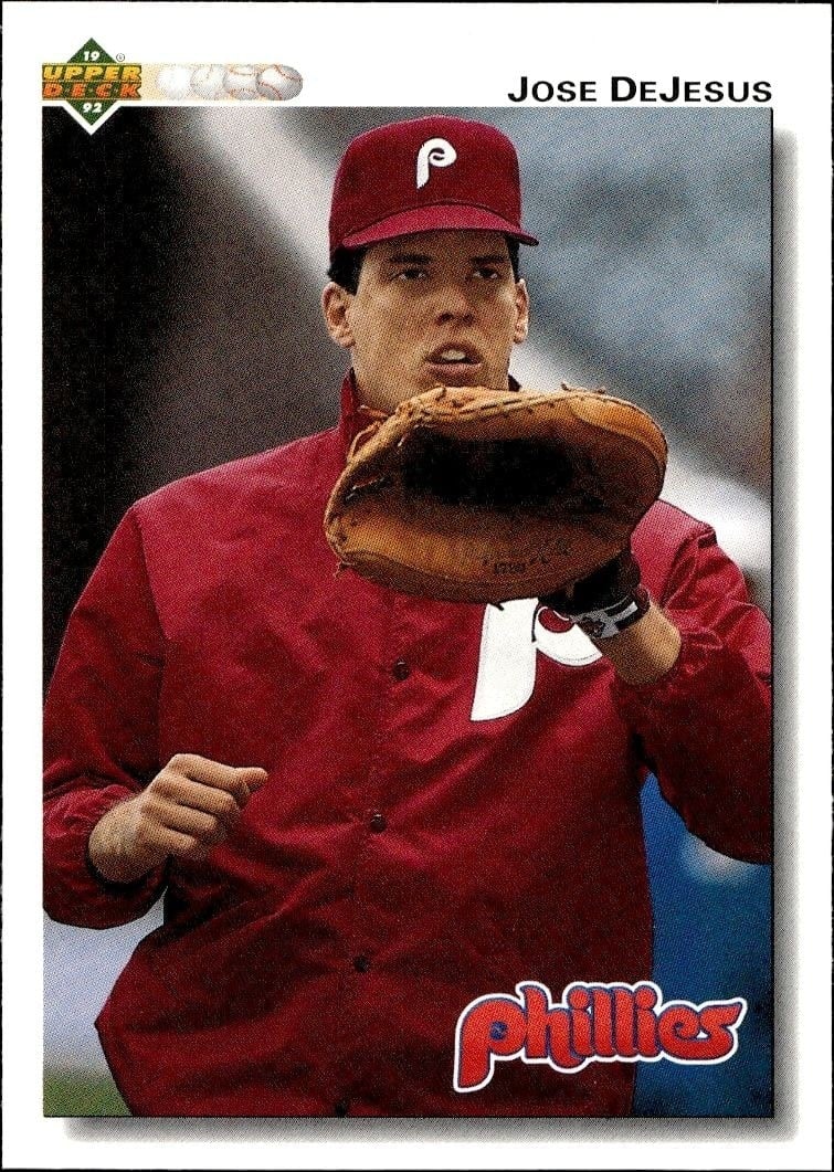Jose DeJesus 1992 Upper Deck #631 Baseball Trading Card - Front 1992 Upper Deck Jose DeJesus #631 baseball trading card front