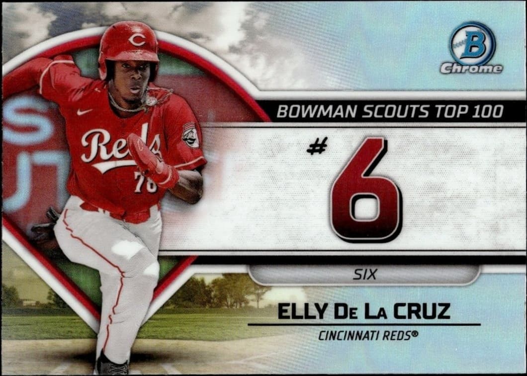 2023 Bowman Chrome Elly De La Cruz #BTP-6 trading card