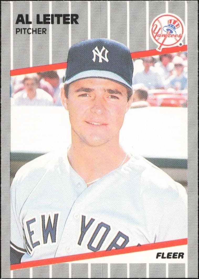 1989 Fleer Al Leiter #257 trading card