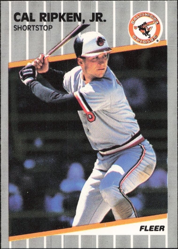 1989 Fleer Cal Ripken Jr. #617 trading card